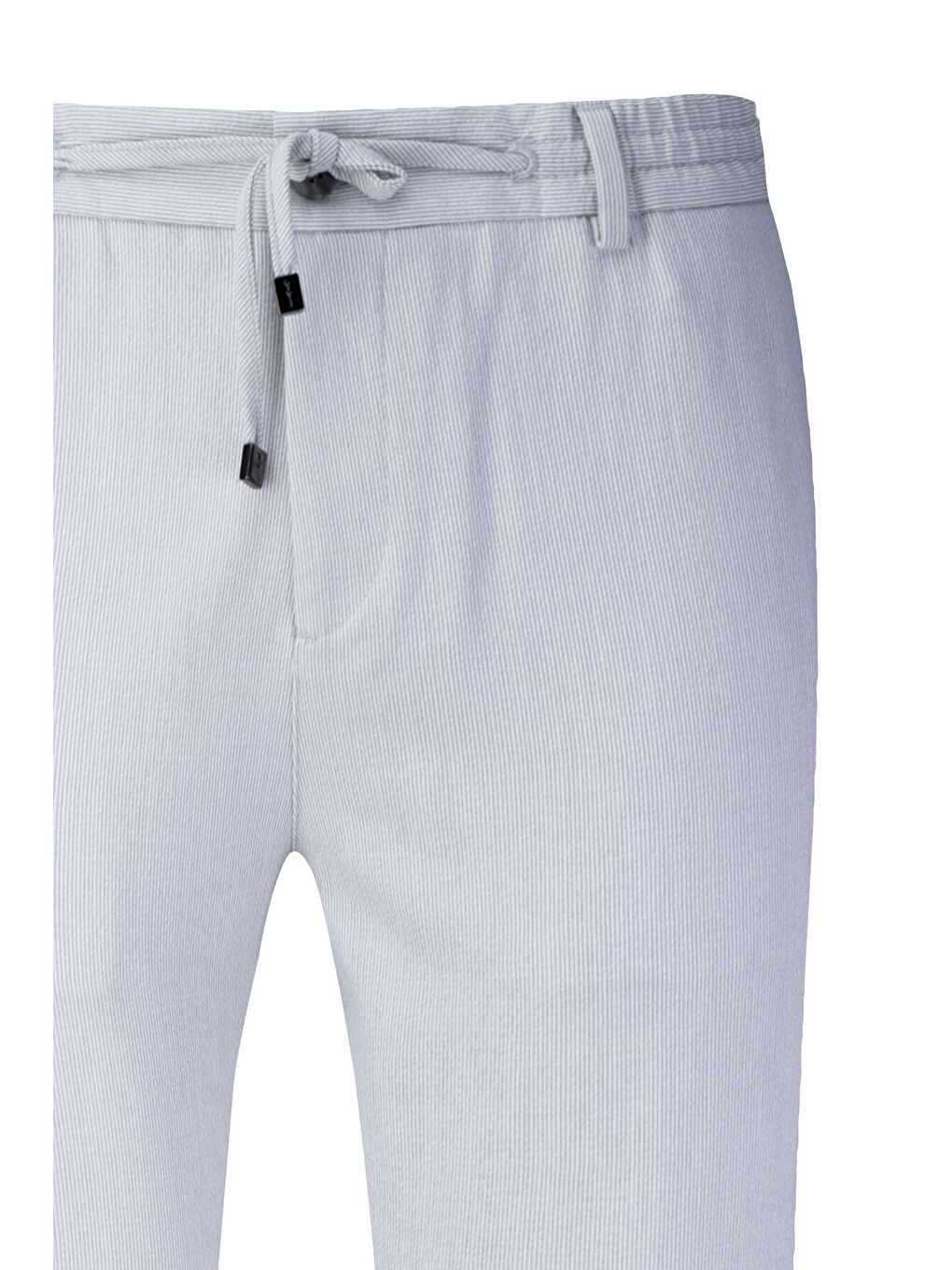 Gri Rahat Kesim Yandan Cepli Jogger Pantolon-1