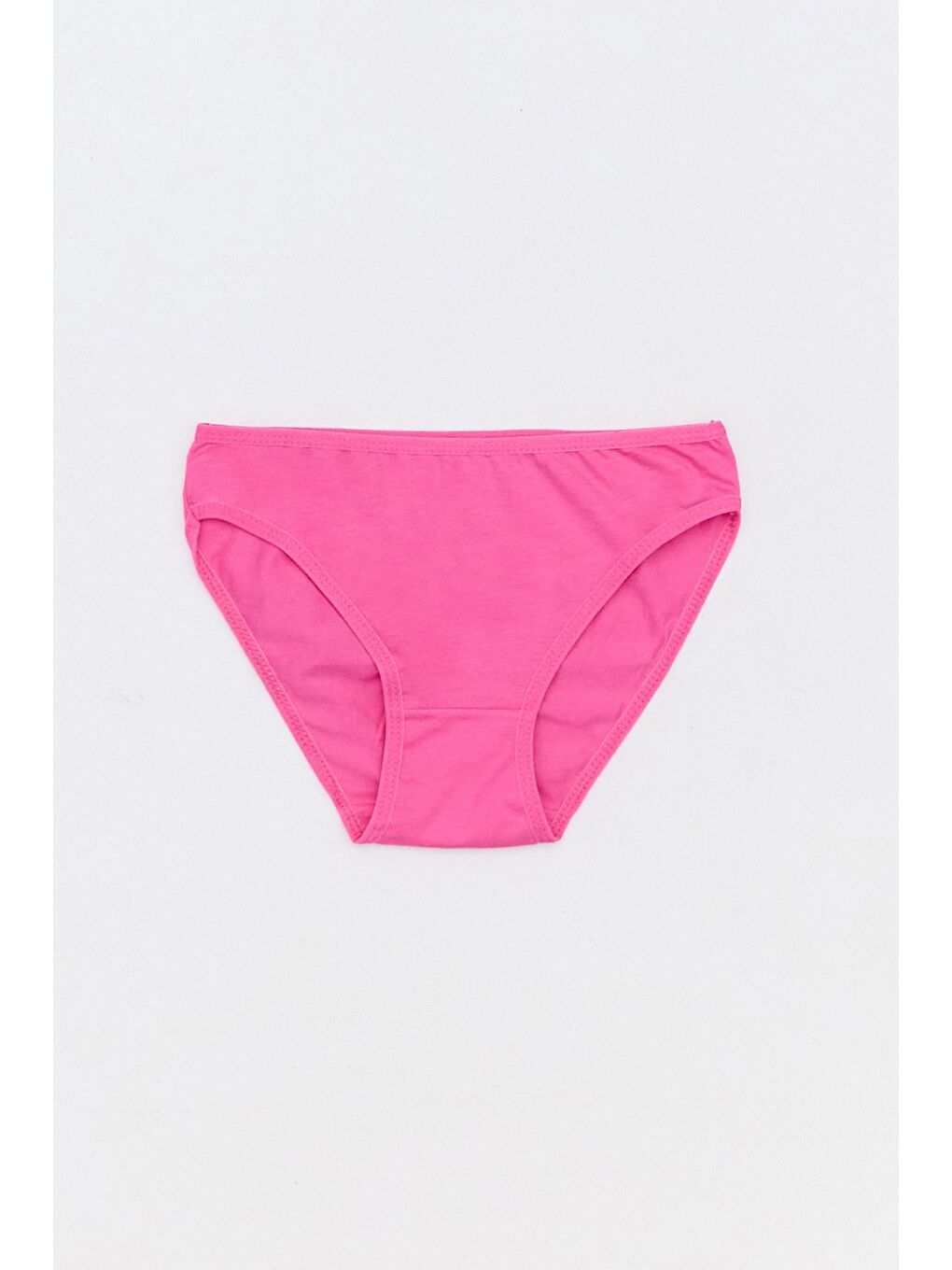 Fuşya Çizgili Kalp Baskılı 3 Lü Kız Çocuk Külot-1