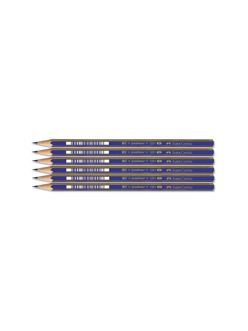 Goldfaber 1221 Dereceli Kurşun Kalem 3B - ( 6 Adet )