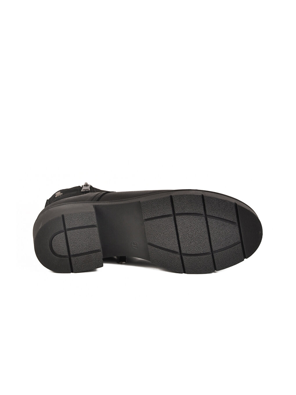 Siyah Nubuk Hakiki Deri Kadın Bot 2454601K Z-4