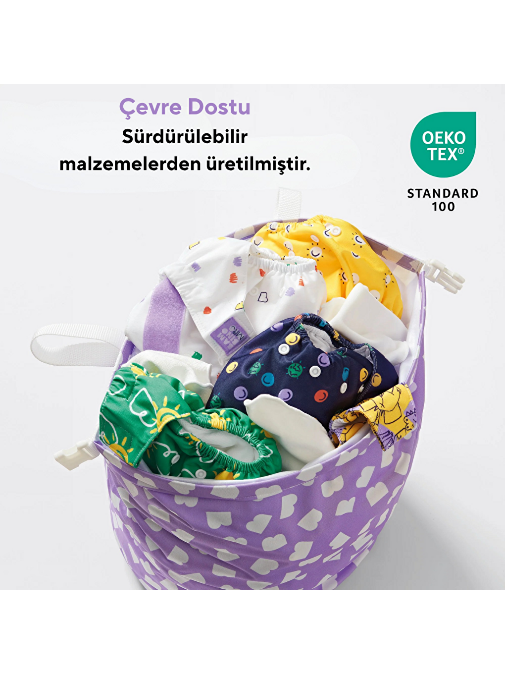 Su Geçirmez Bebek Bezi Saklama Çantası Xl Wet Bag Bold-2