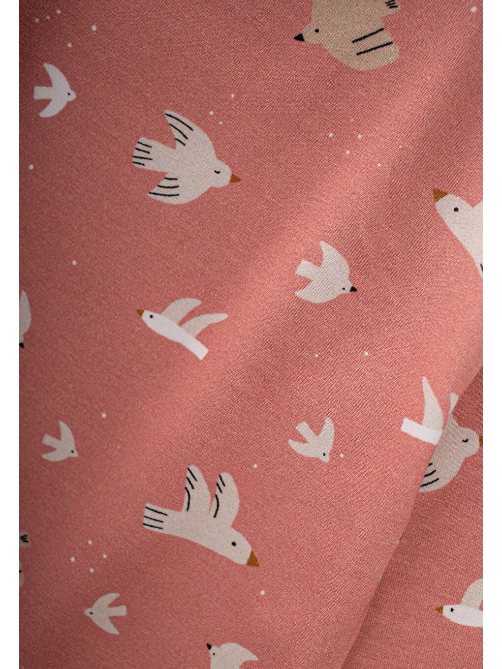 Desenli Mevsimlik Pijama Takım 1-7 Yaş K Pembe-2