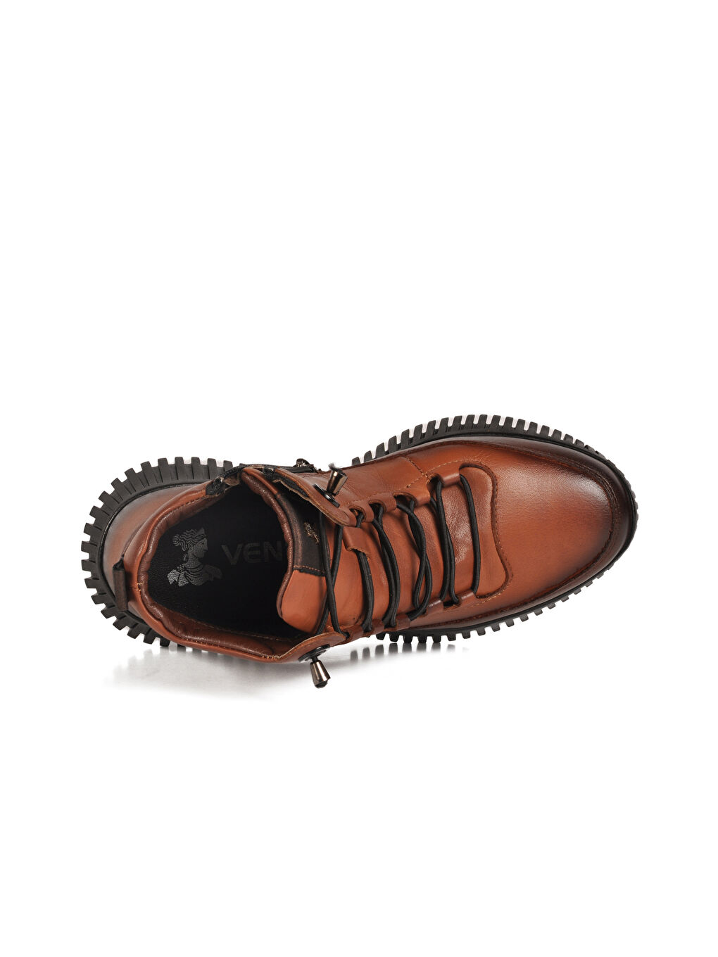 Kahverengi Taba Hakiki Deri Kadın Bot 25405001K Z-3