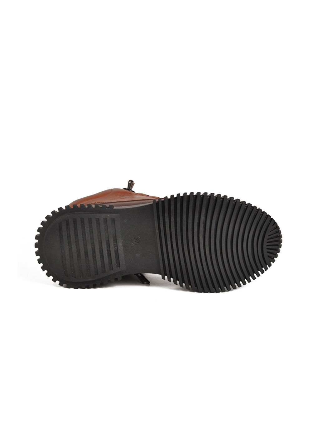 Kahverengi Taba Hakiki Deri Kadın Bot 25405001K Z-4