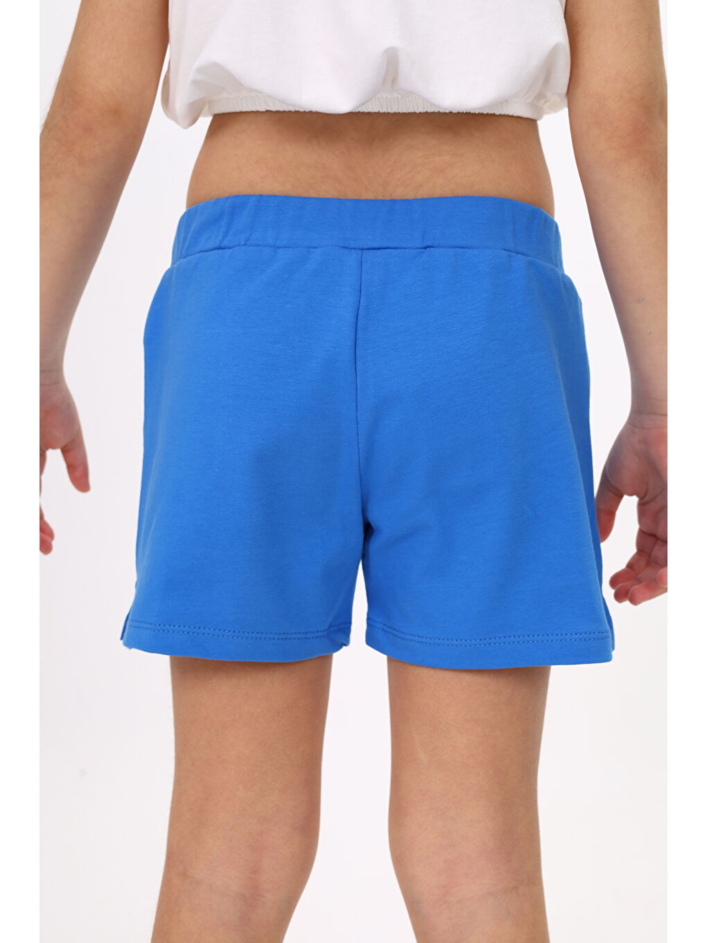 Lacivert Kız Çocuk Şort-1