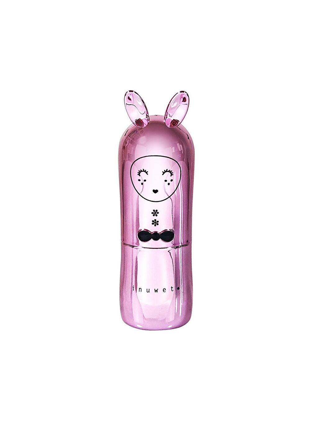 Inuwet Beyaz-Renklibaskı Lip Balm Metal Light Pink - 1