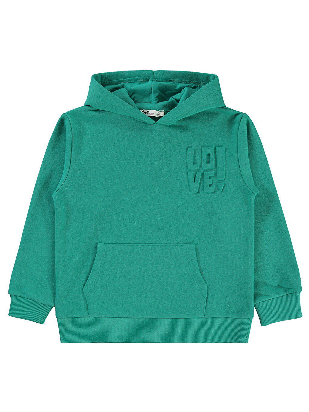 Civil Yeşil Kız Çocuk Sweatshirt 10-13 Yaş Yeşil