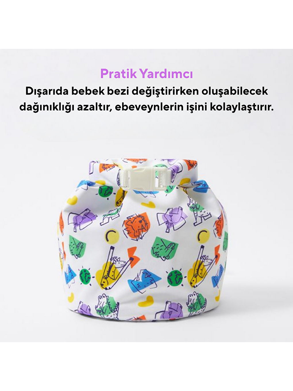 Su Geçirmez Bebek Bezi Taşıma Çantası Wet Bag Bold-1