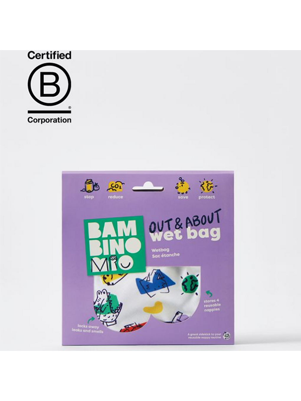 Su Geçirmez Bebek Bezi Taşıma Çantası Wet Bag Bold-3