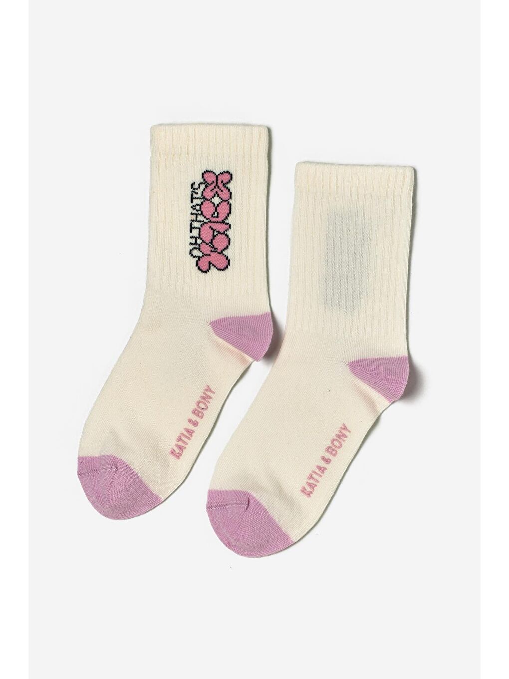 Kız Çocuk Desenli 4'Lü Soket Çorap Pembe-2