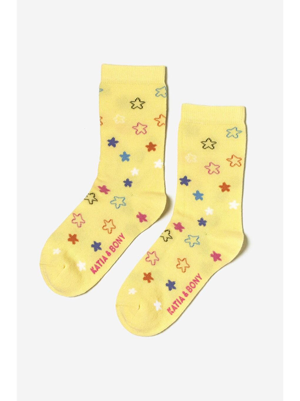 Karışık Kız Çocuk Desenli 4 Lü Paket Soket Çorap-4