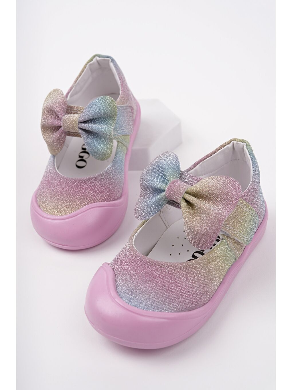 Lila MOLİNA Cırtlı Fiyonklu Günlük Kız Çocuk İlk Adım Bebek Spor Ayakkabı