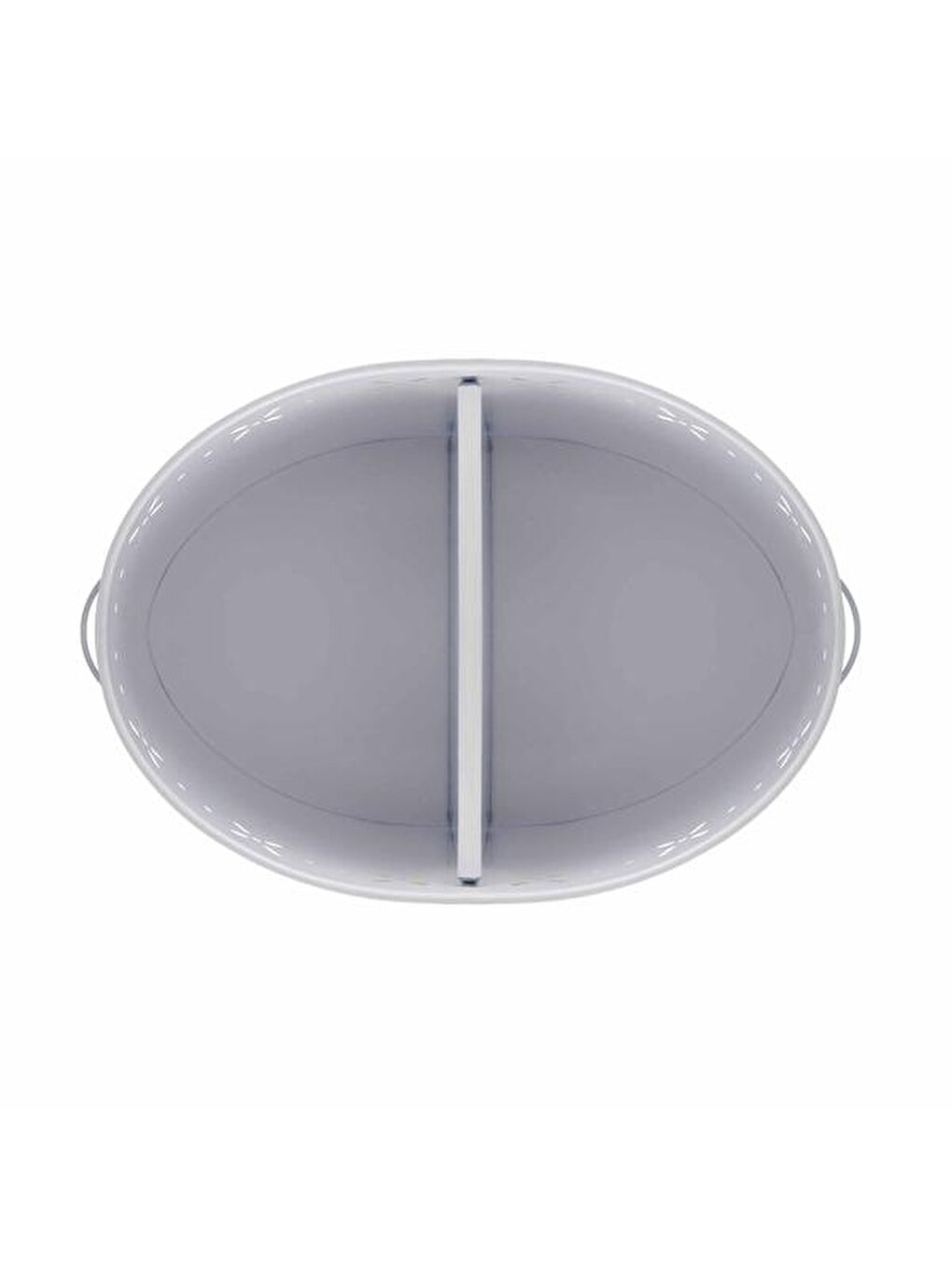 Metal Bölmeli Patates Soğan Kovası - Beyaz - 18 lt-5