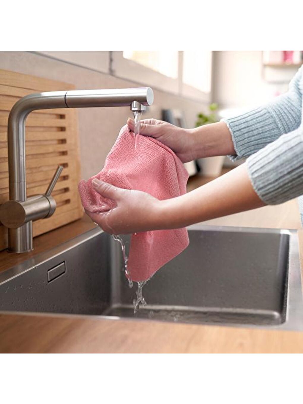 Pembe Pva 2’li Aktifiber Bez-2