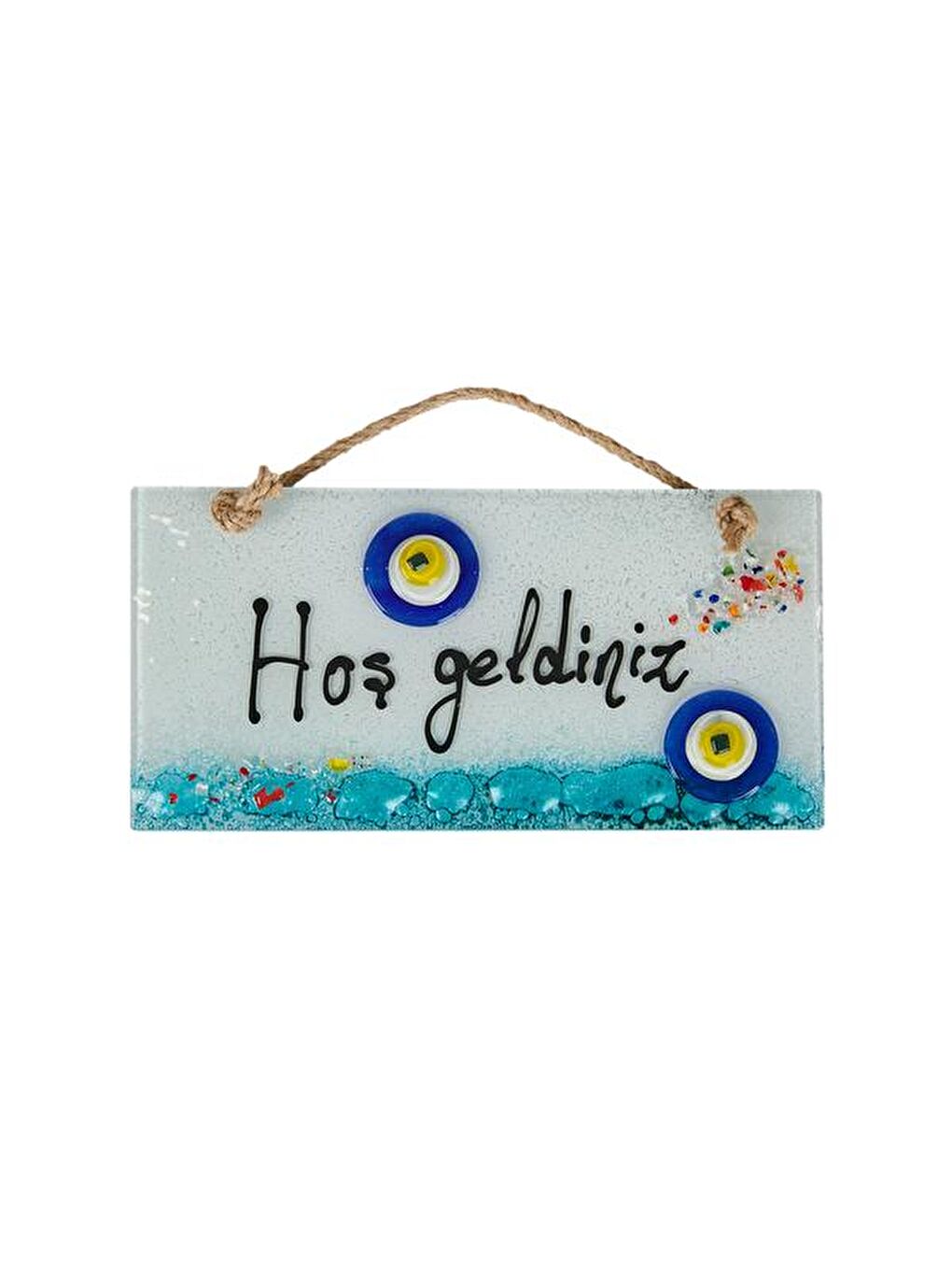 Karışık Nazar Bocuklu Kapı Süsü - 24 cm