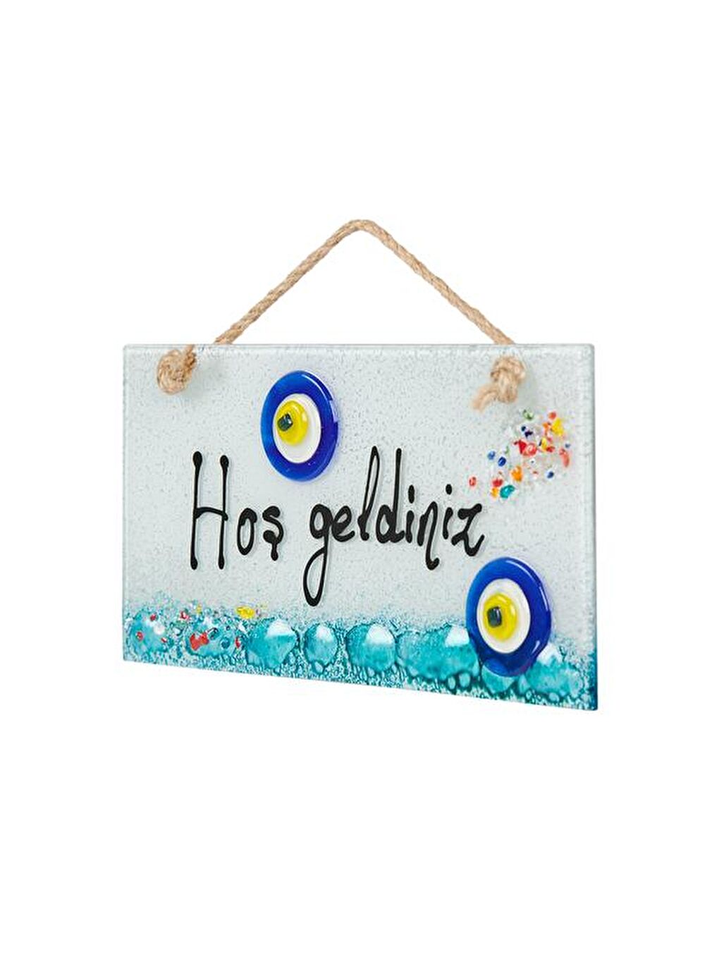 Karışık Nazar Bocuklu Kapı Süsü - 24 cm-1