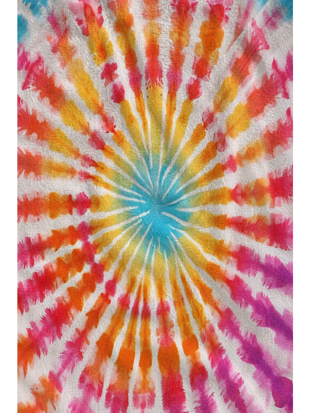 Pembe Renkli Spiral Batik Desenli 70x150 Cm Dijital Baskılı Plaj Ve Banyo Havlusu-1
