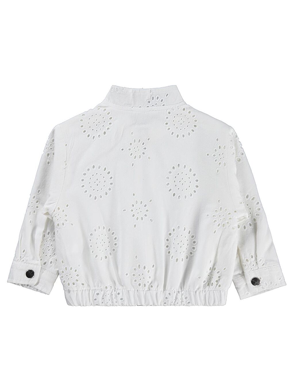Girls Hakim Yaka 2-5 Yaş Ceket - Beyaz 3-4 Yaş-1