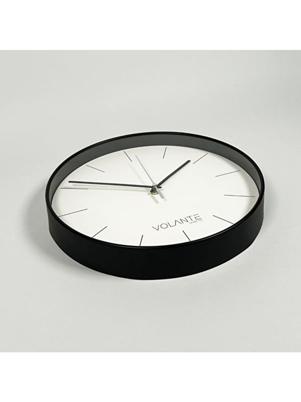 Lofty Duvar Saati - Siyah / Beyaz - 30 cm-1