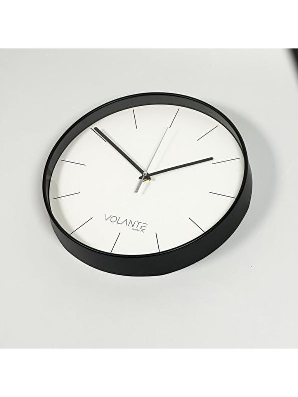 Lofty Duvar Saati - Siyah / Beyaz - 30 cm-3