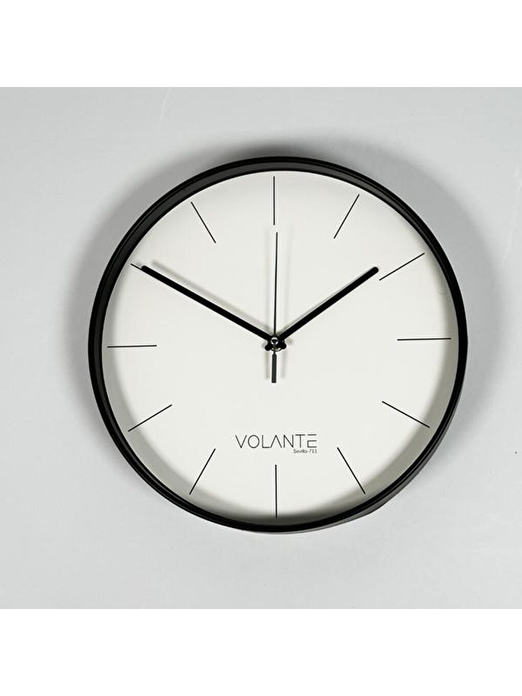 Lofty Duvar Saati - Siyah / Beyaz - 30 cm-4