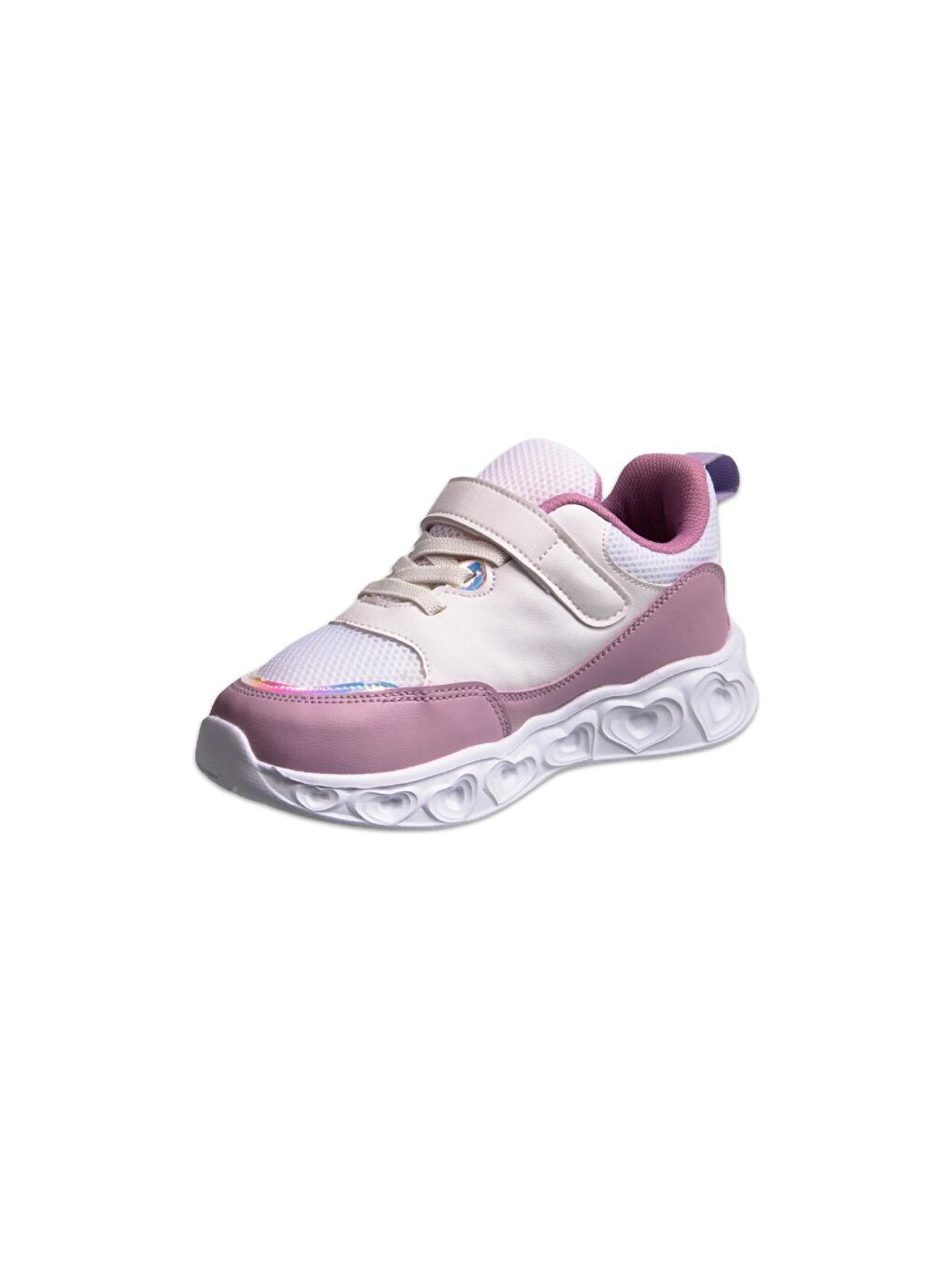 Heartbeat Çocuk Velcro Beyaz-Lila Günlük Ayakkabı-3