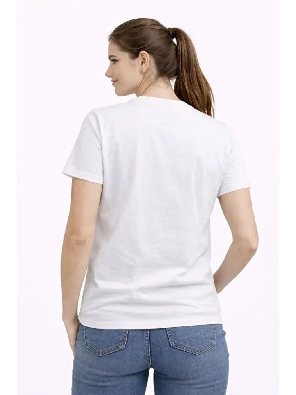 TÜRKİYE Baskılı Tişört Ay Yıldız 2026 Dünya Kupası Taraftar Forma T-Shirt - Beyaz-2