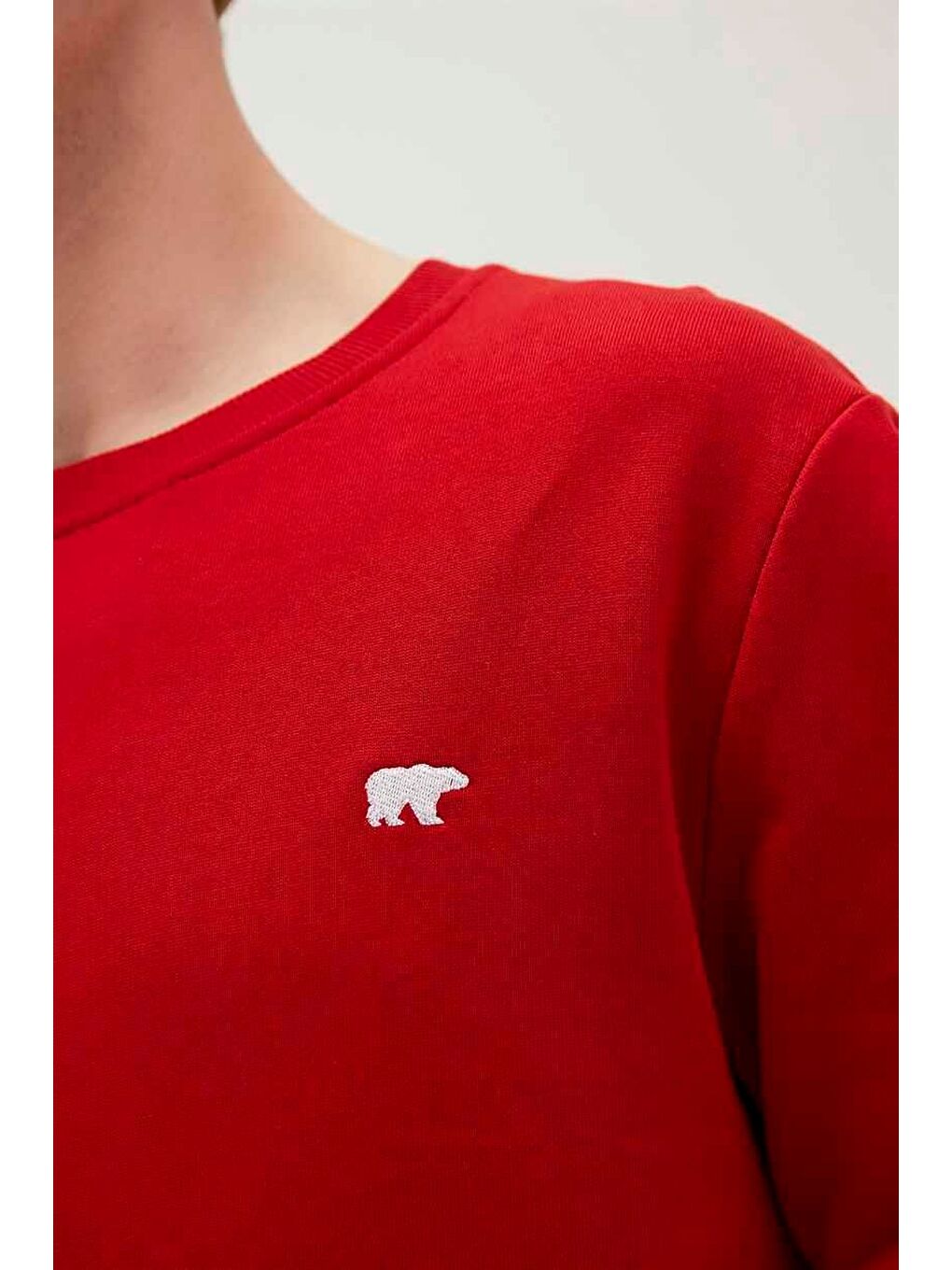 Bad Bear Kırmızı Presage Crewneck Crimson Red Kırmızı Erkek Sweatshirt - 1