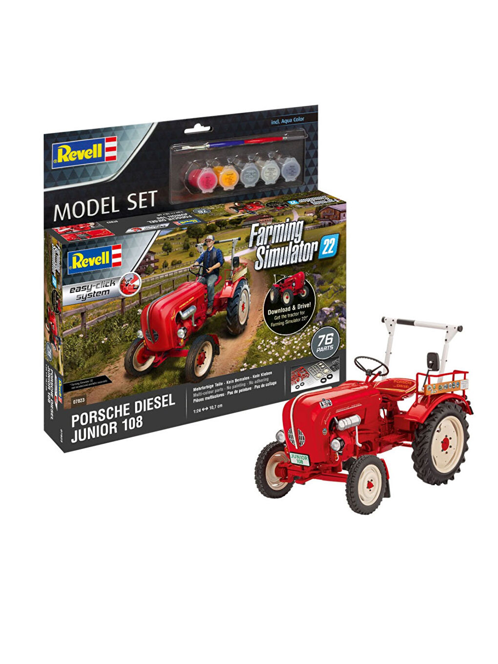 Revell Renksiz Maket Model Set Junior 108 - Farming Simulator Edition  67823