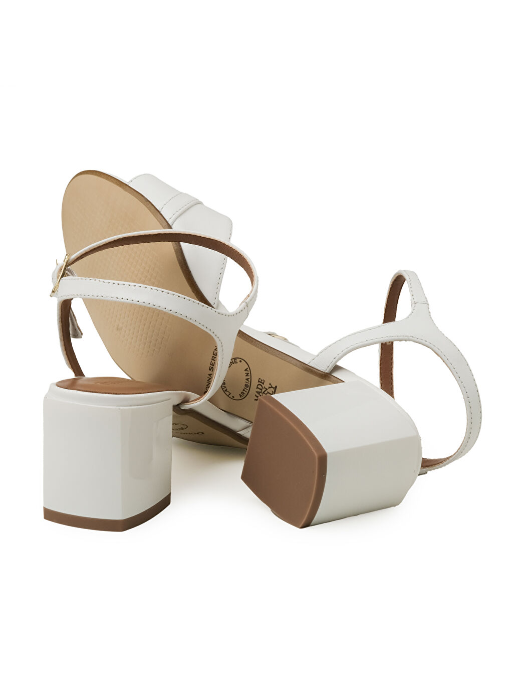 Beyaz Kadın Sandalet 475206DP 5206 DP NAP DANY PELLE Bianco-4