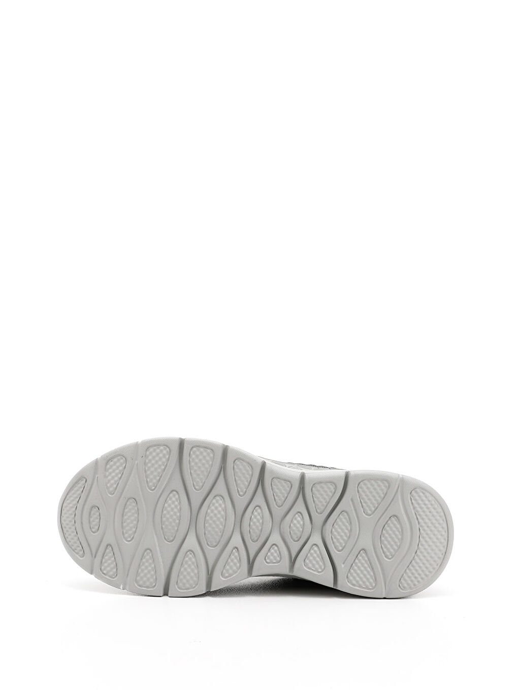 Gri Kadın FÜME Triko Bağcıklı Comfort Sneaker-3