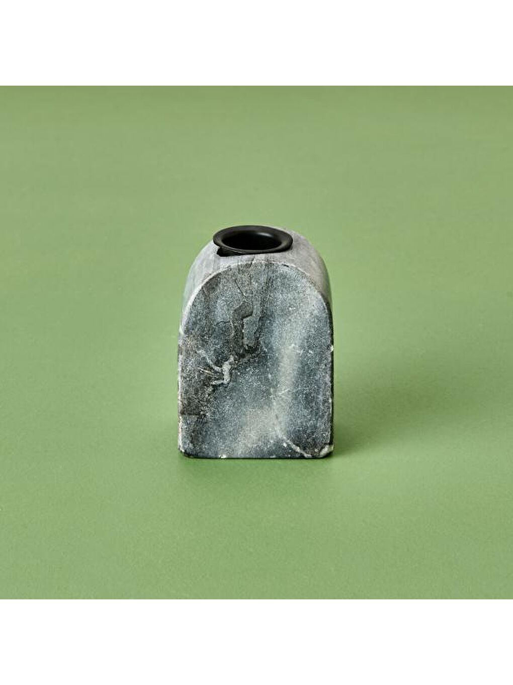 Antrasit Mermer Mumluk - Gri - 8 cm