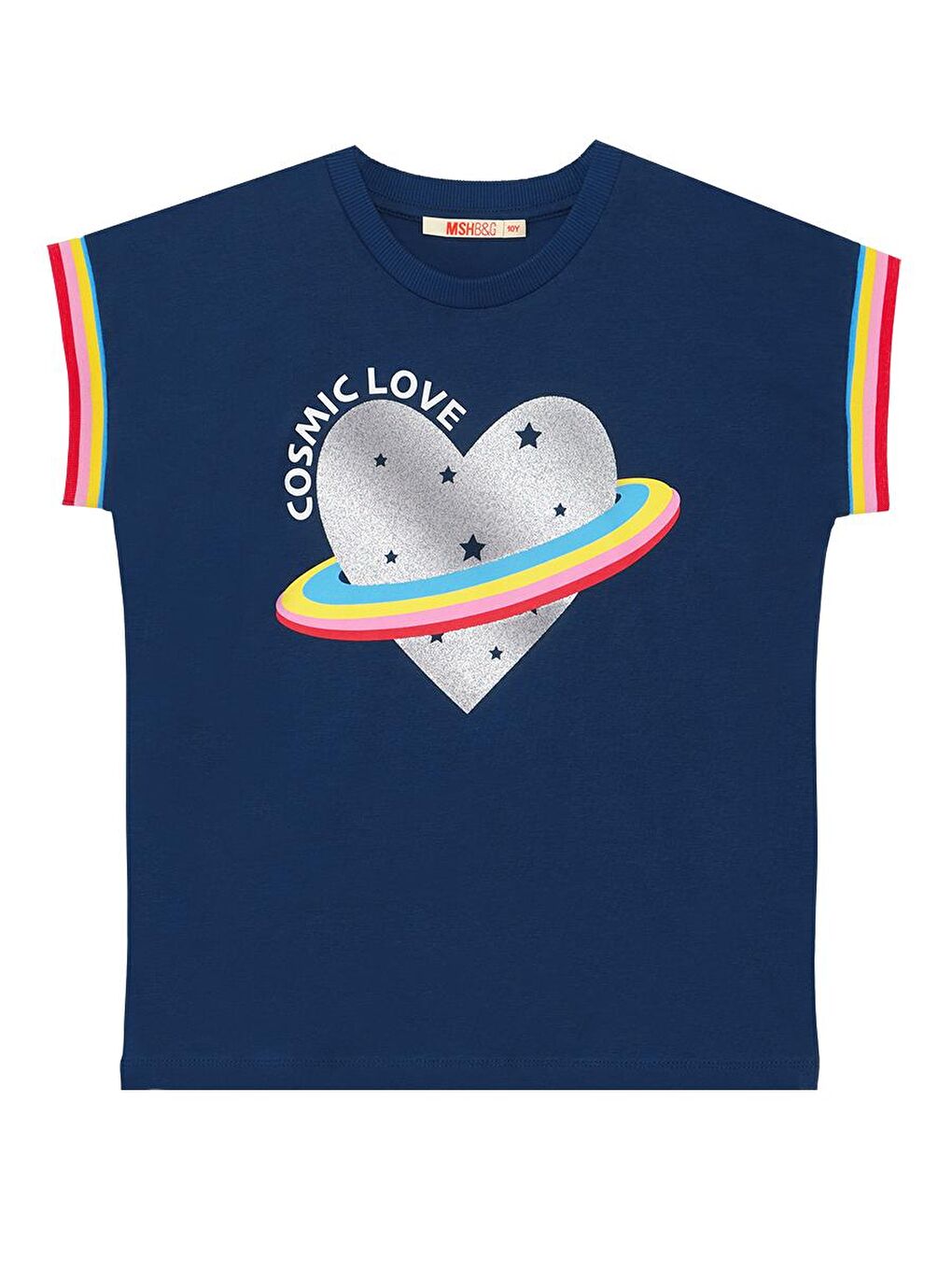 MSHB&G Pembe Cosmic Love Kız Çocuk T-Shirt Tayt Takım - 4