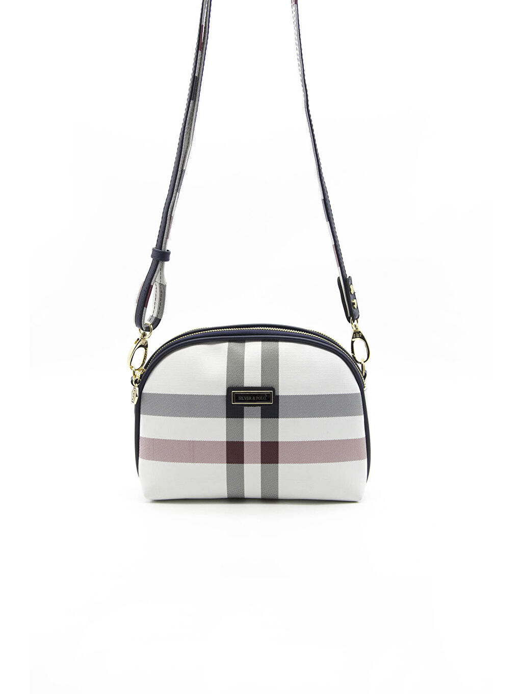 Beyaz Kadın Çapraz Çanta 765-36710 SSilver Polo  MK3 BEYAZ-MAT LACİ