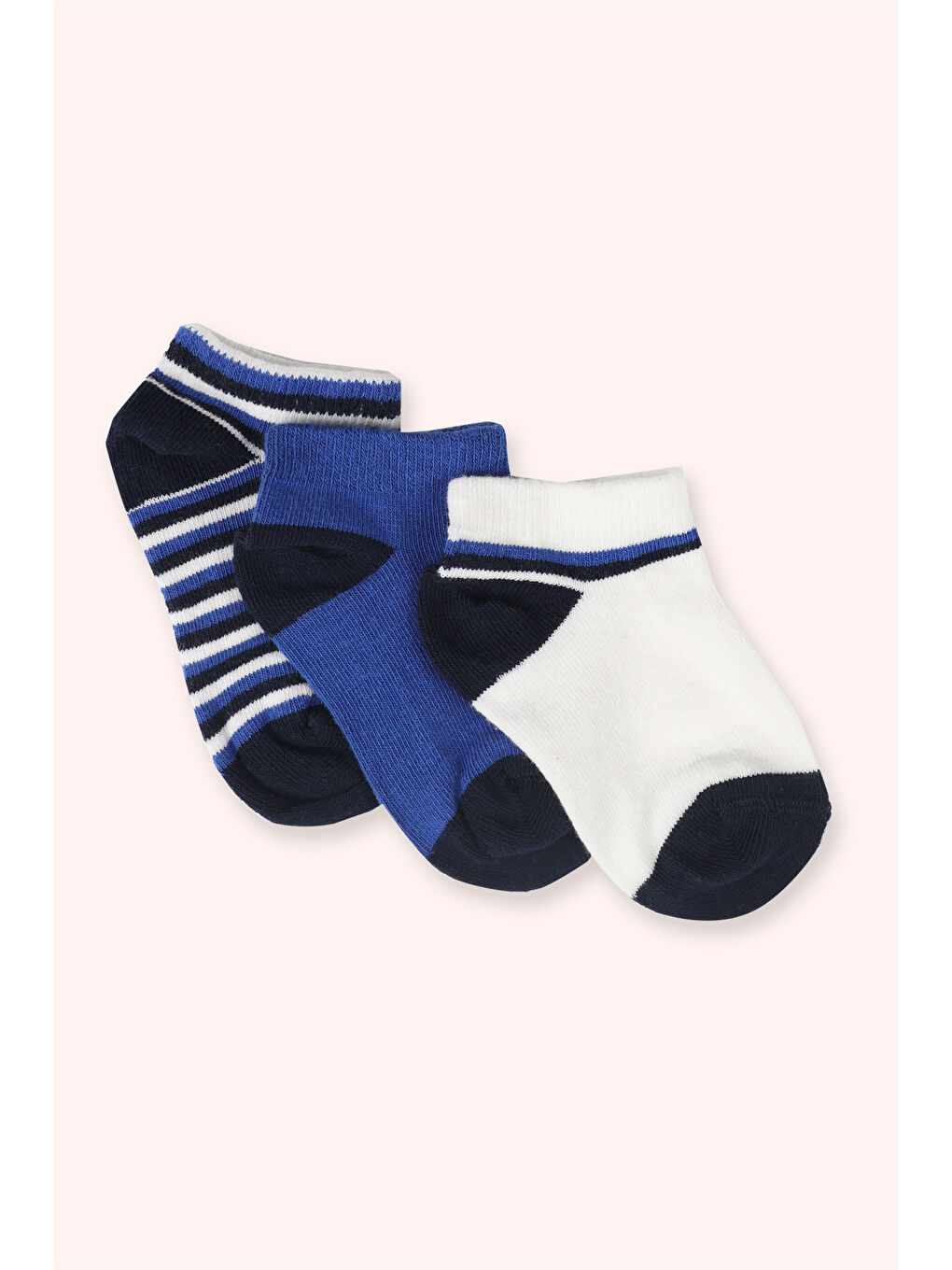Karışık Erkek Çocuk 3'lü Patik Çorap Seti