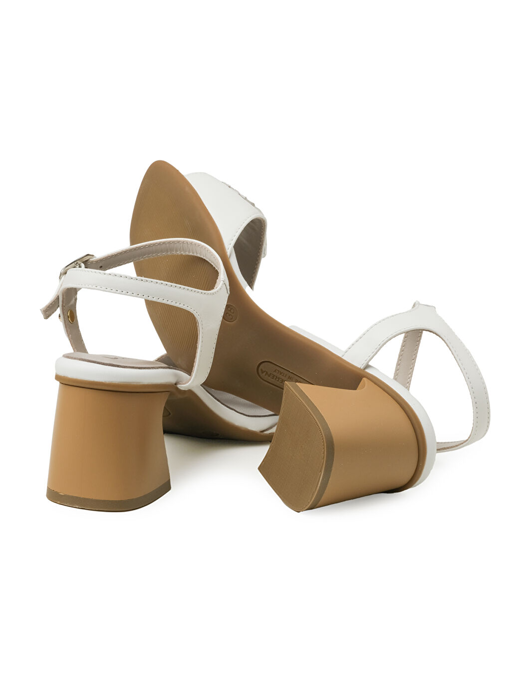 Beyaz Kadın Sandalet 5P5114DP 5114 SOFTNIL PELLE Bianco-4