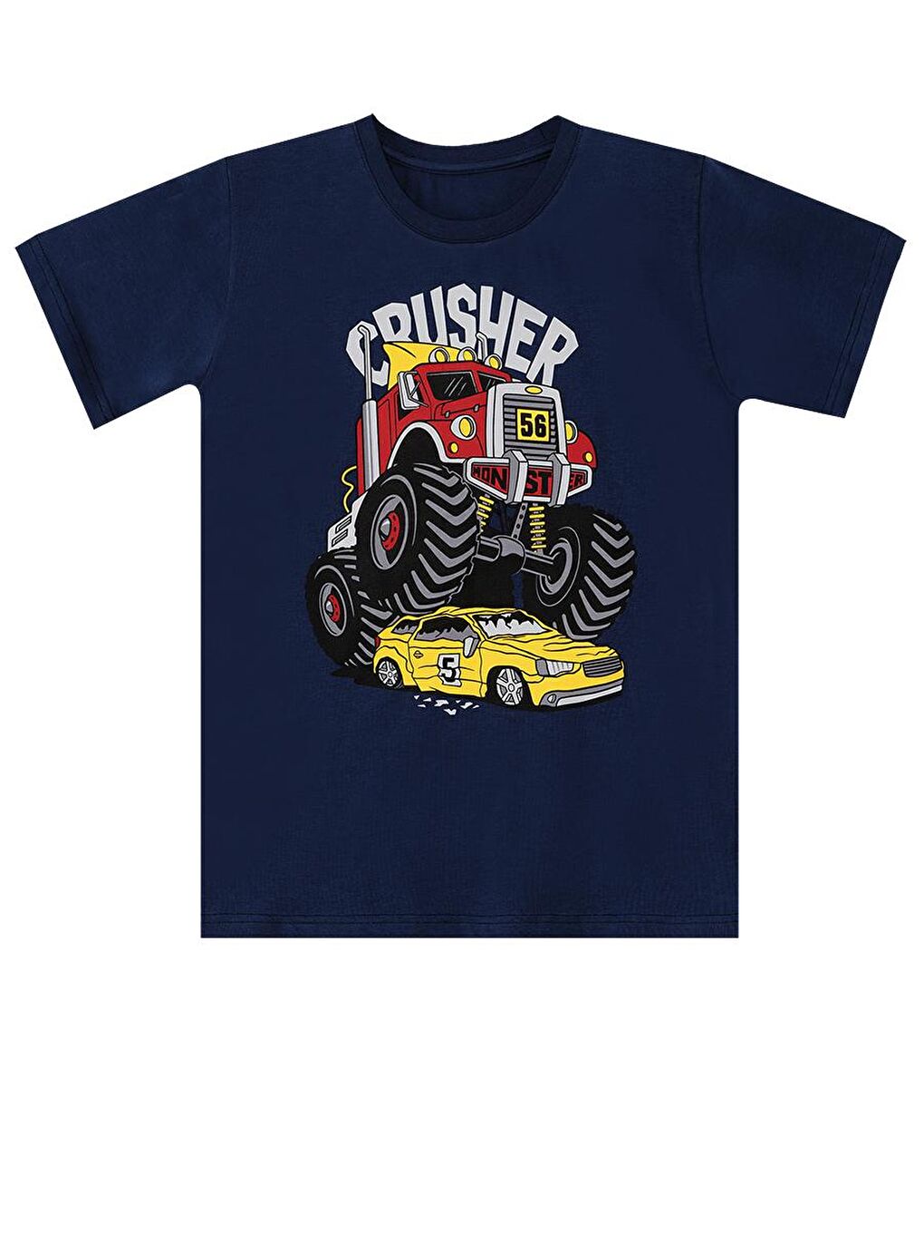 MSHB&G Lacivert Crusher Erkek Çocuk T-shirt Şort Takım - 4