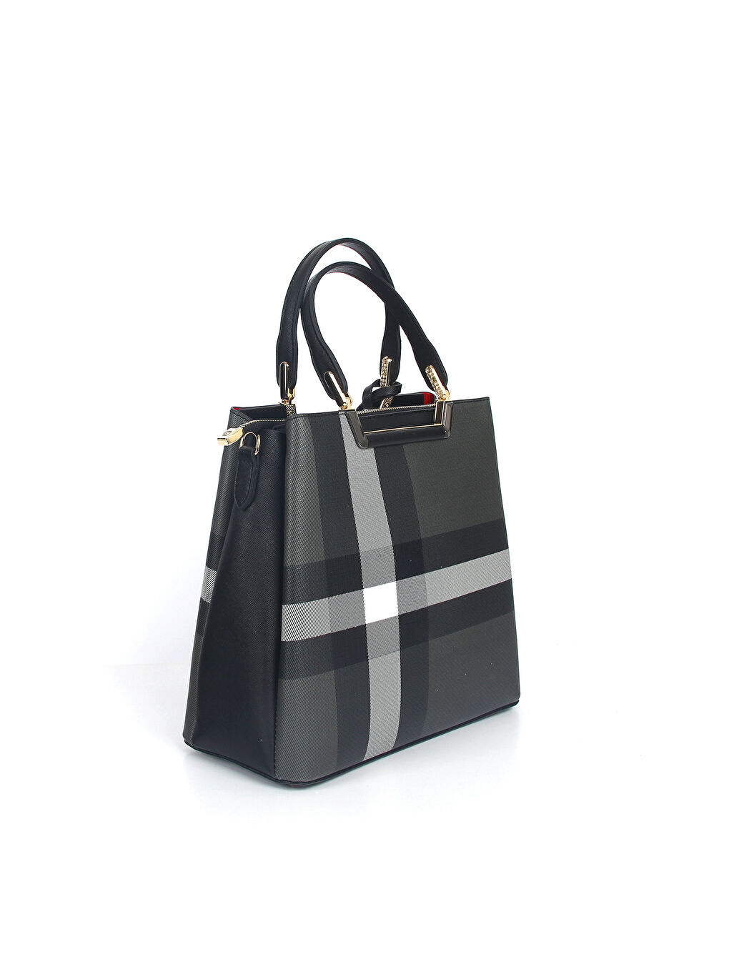 Siyah Kadın Omuz Çantası 969-33555 BAYAN ÇANTASI M129 SİYAH-MAT SİYAH-2