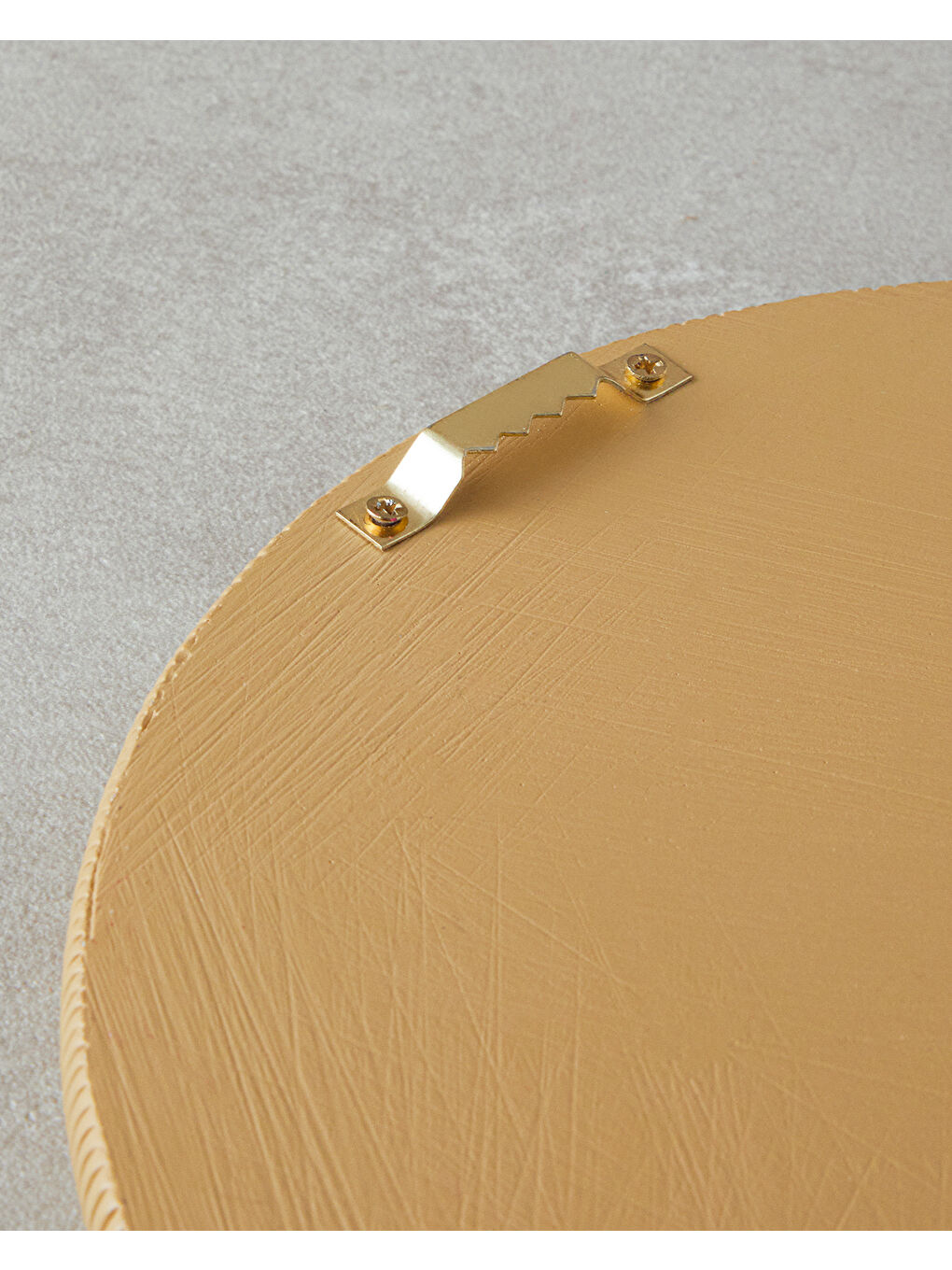 Flowers Polyresin Duvar Aksesuarı Bej-2