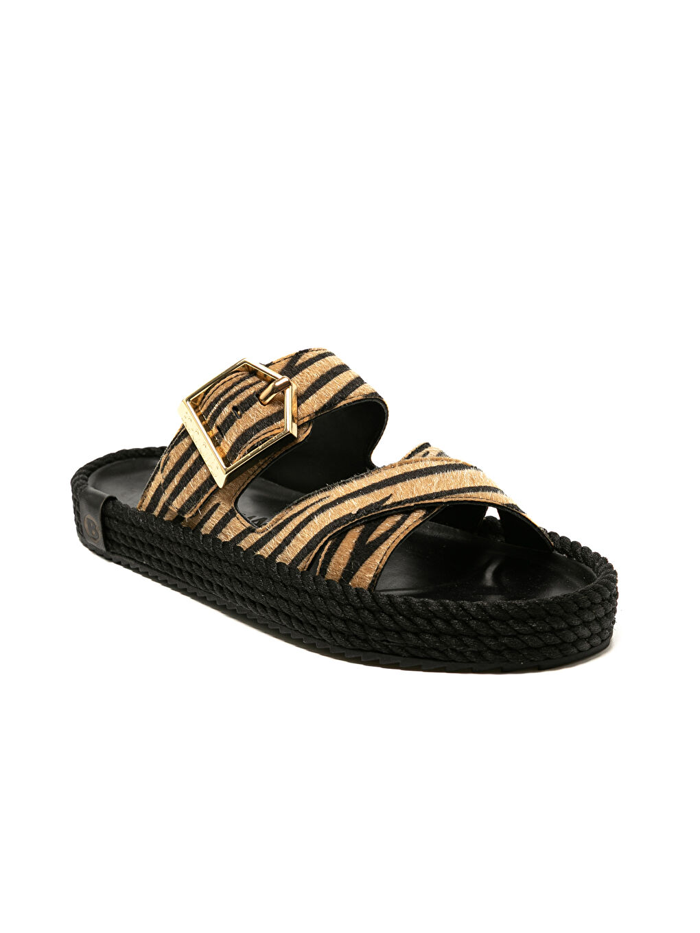 Siyah SEV20-ZEB Sevilla Kadın Terlik Zebra-1