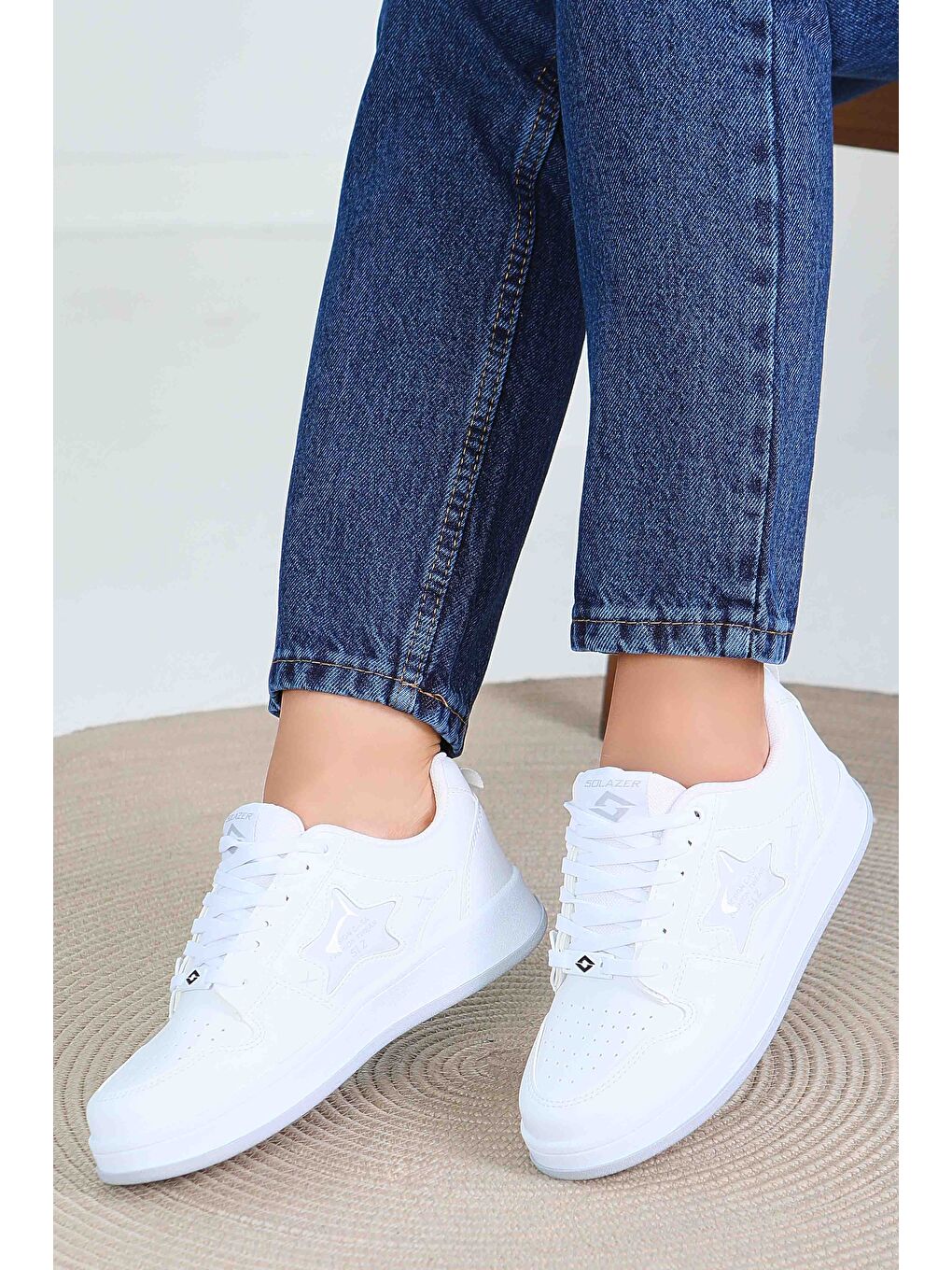 Kadın Beyaz Spor Ayakkabı - 27560-2