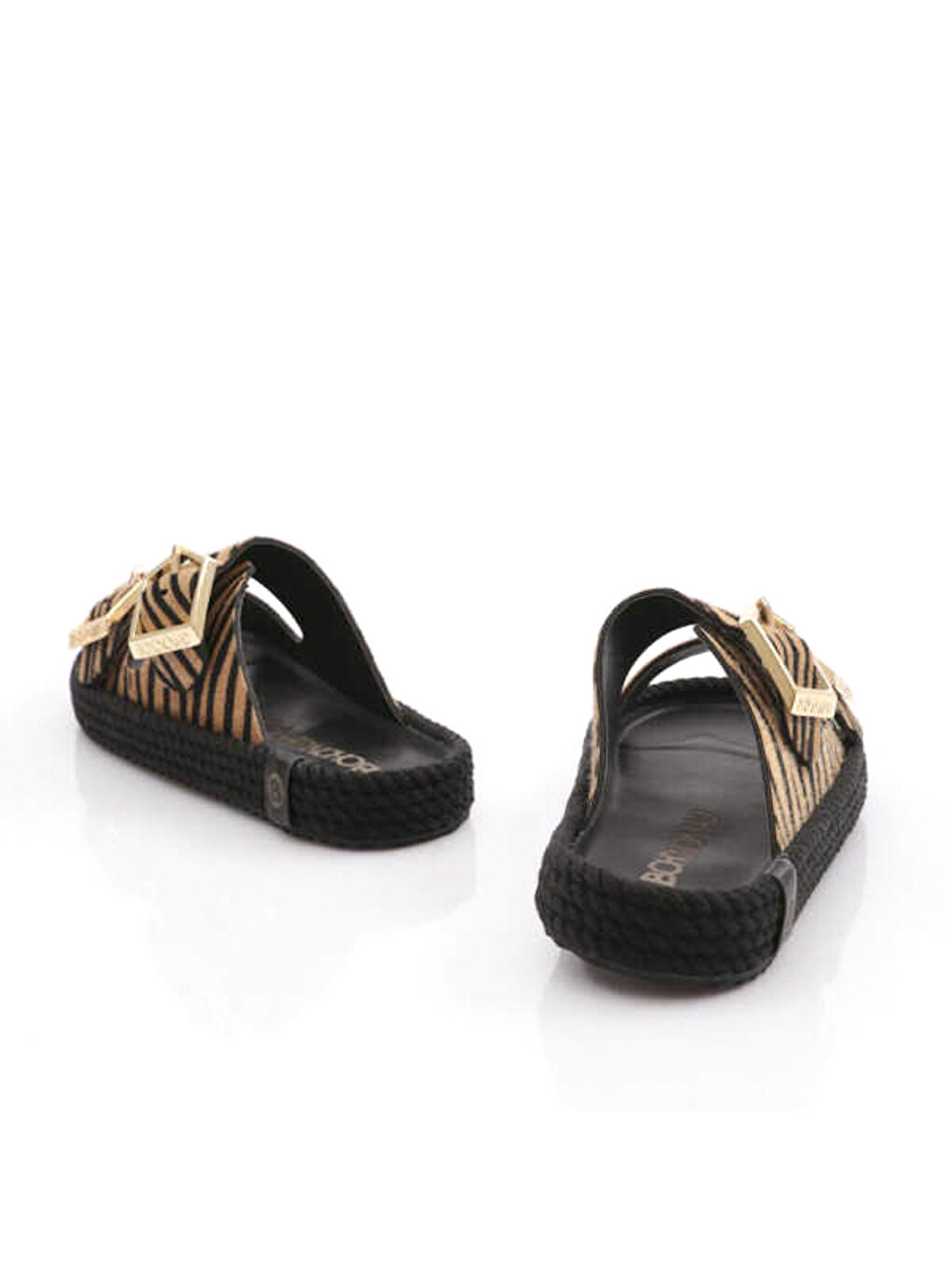 Siyah SYD20-ZEB Sydney Kadın Terlik Zebra-2