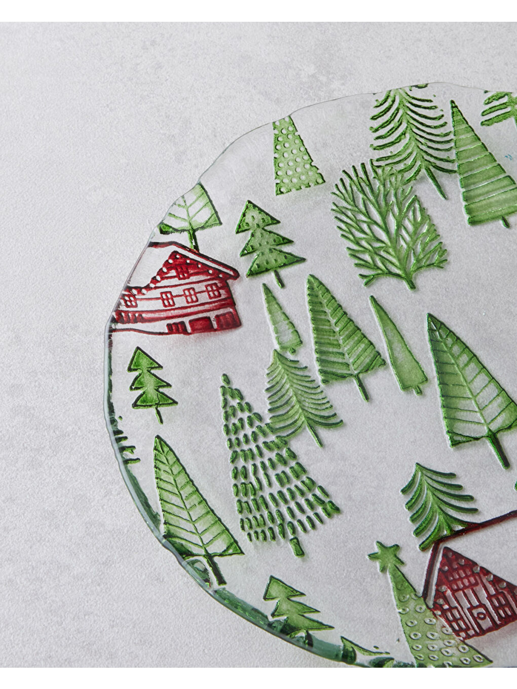 Village Cam Pasta Tabağı 20 cm Yeşil-2