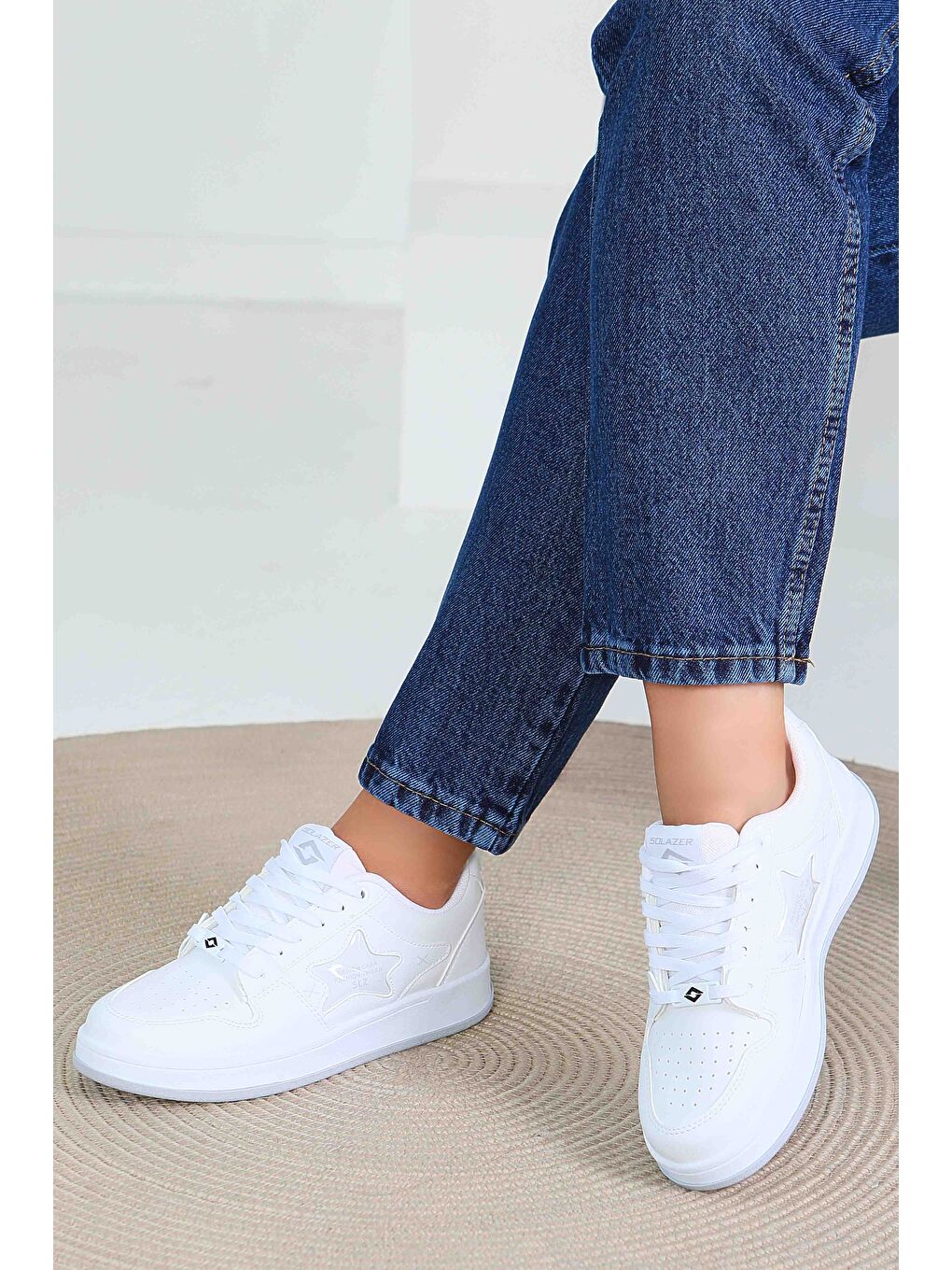 Kadın Beyaz Spor Ayakkabı - 27560-6