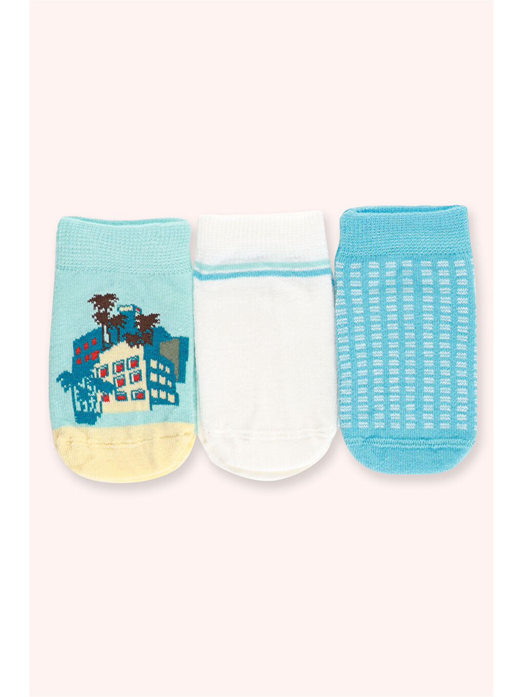 Karışık Erkek Çocuk 3'lü Patik Çorap Seti