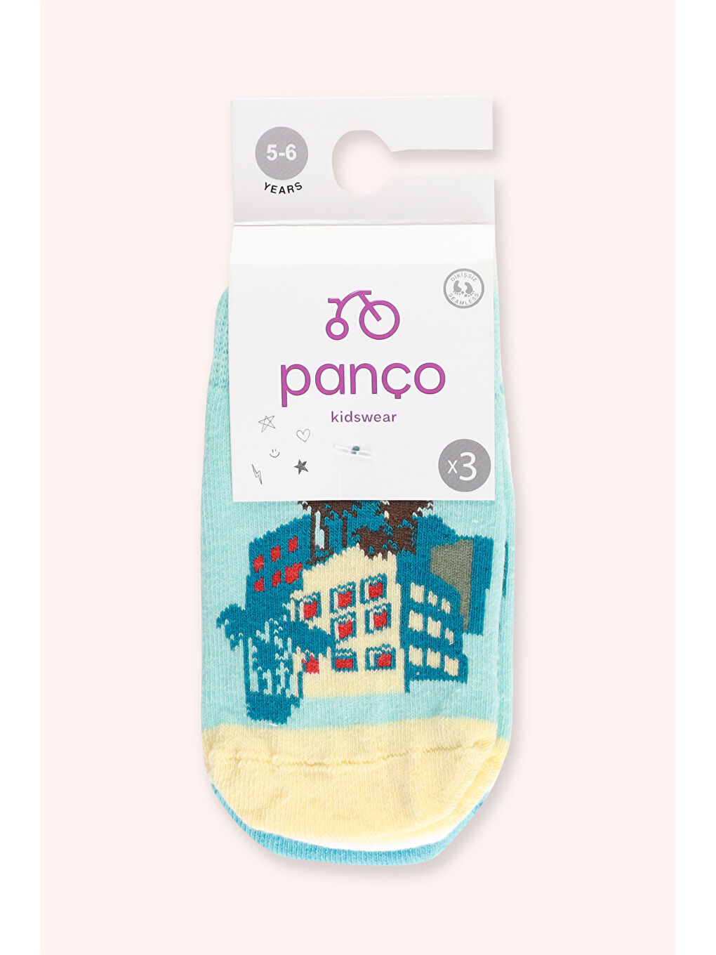 Karışık Erkek Çocuk 3'lü Patik Çorap Seti-1