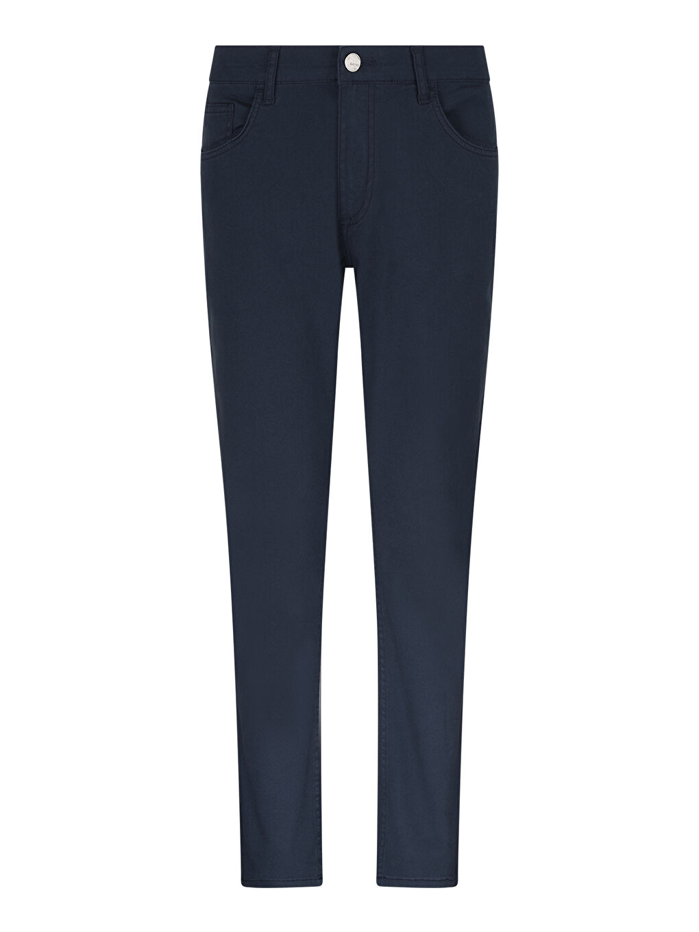 Lacivert Regular Fit 5 Cep Pamuklu Kanvas Pantolon