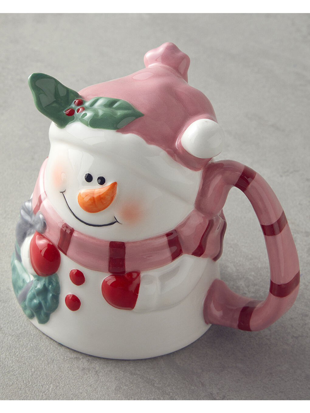 Rosy Snowman Dolomite Kupa 300 ml Pembe-2