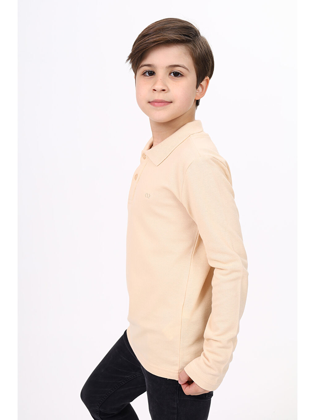 Toontoykids Bej Unisex Çocuk Nakışlı Tişört - 1