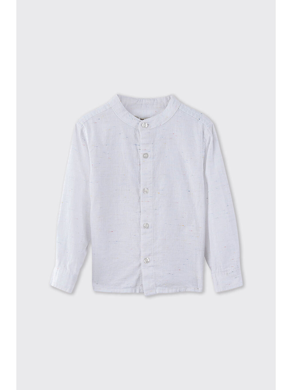 Erkek Bebek Çizgili Hakim Yaka Gömleklil Ekru 2'li Takım-2